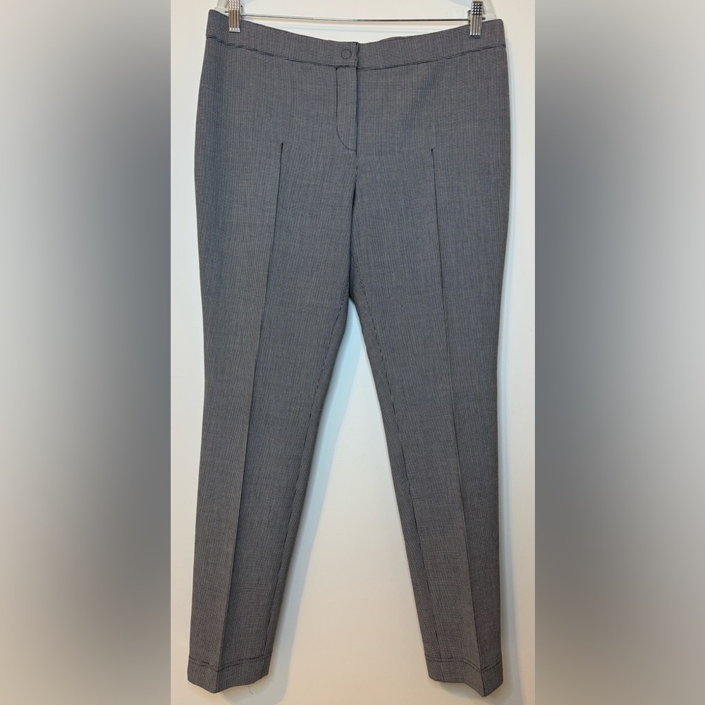 Akris Punto Women’s Houndstooth Ankle Pants Trousers Size 12